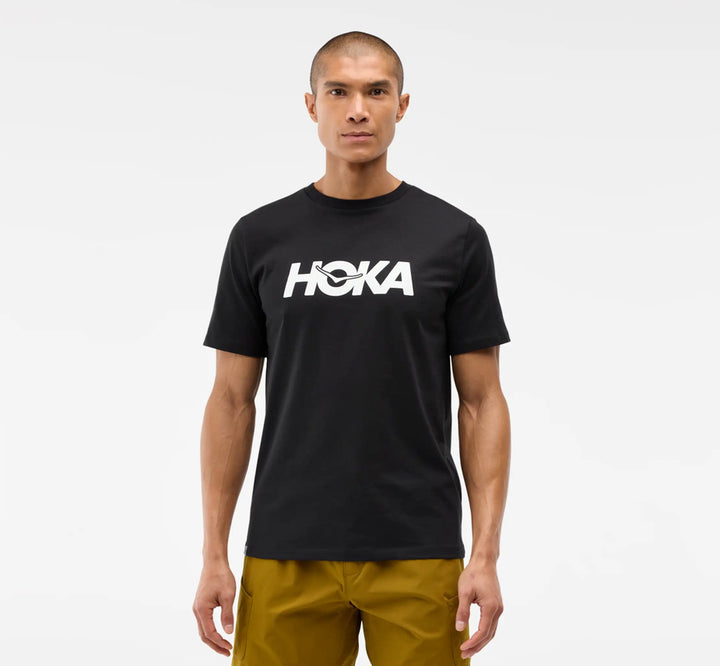 Hoka M CORE LOGO CTN SS TEE Black