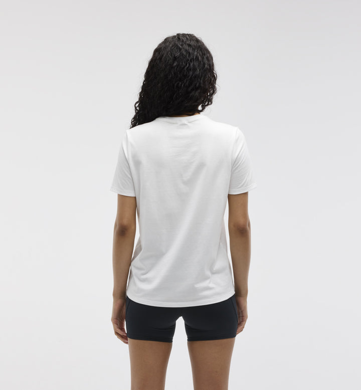 Hoka W CORE LOGO CTN SS TEE White