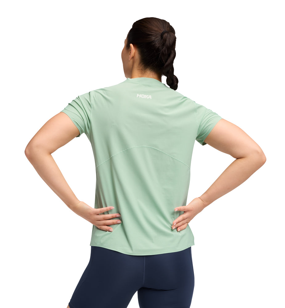 Hoka W AIROLITE SHORT SLEEVE 2.0 Jadeite