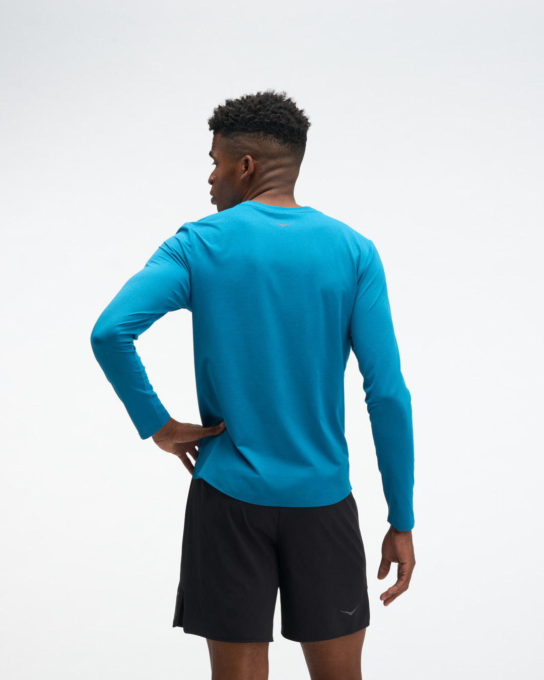 Hoka M EVERYRUN LONG SLEEVE Night Glow Blue