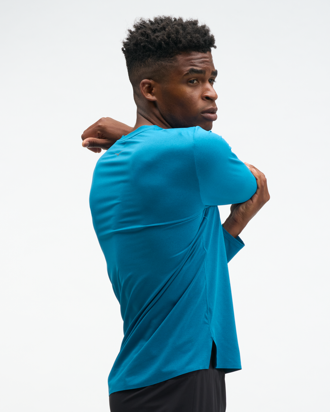 Hoka M EVERYRUN LONG SLEEVE Night Glow Blue