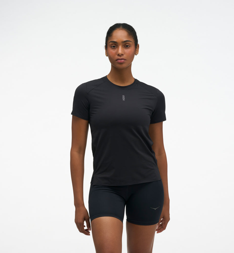 Hoka W EVERYRUN SHORT SLEEVE Black