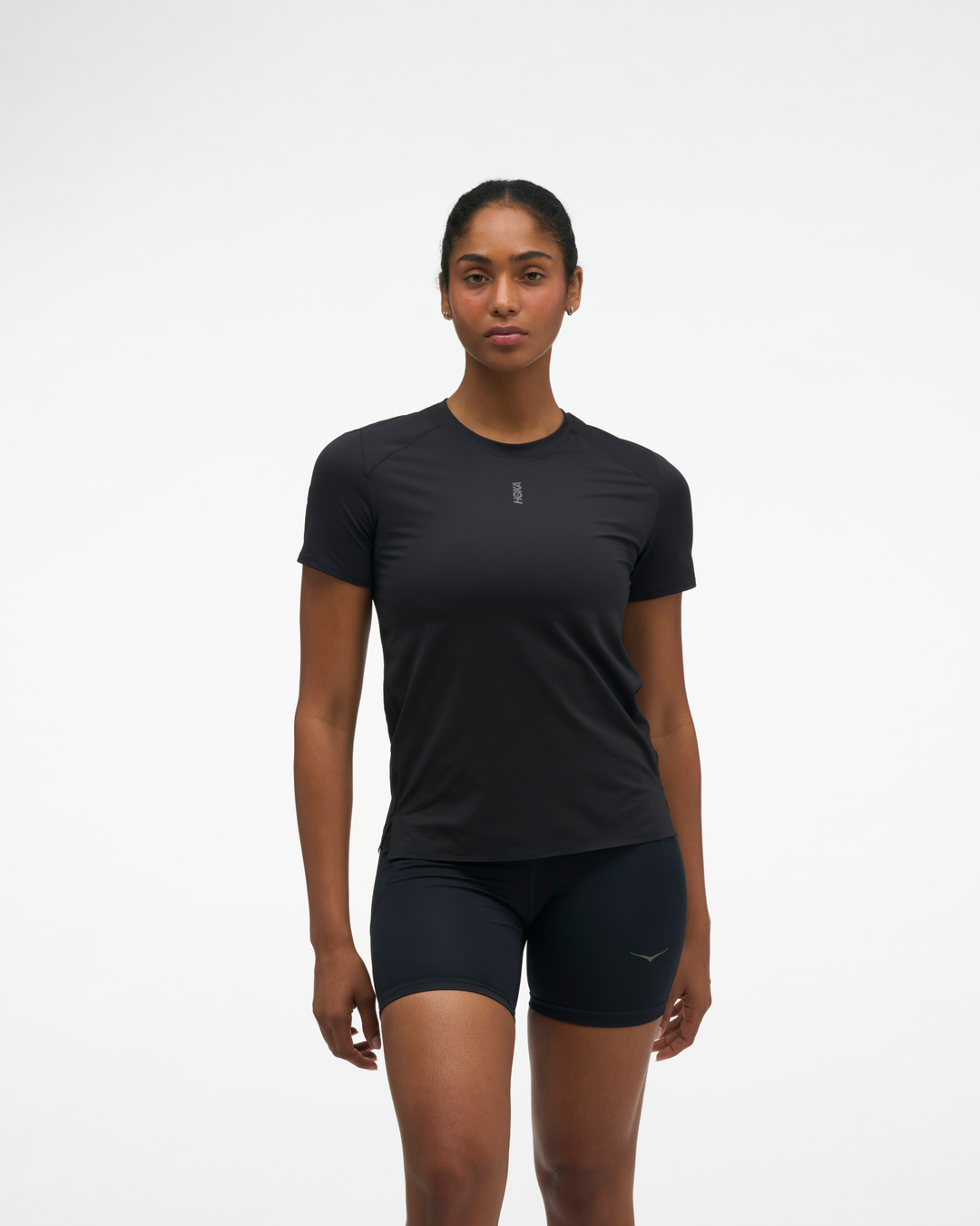Hoka W EVERYRUN SHORT SLEEVE Black