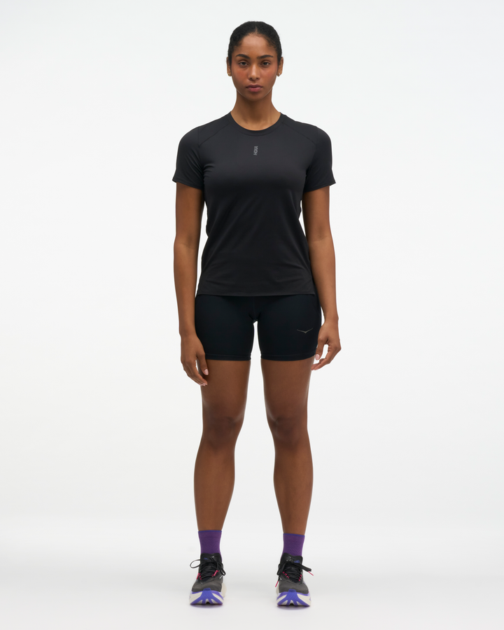 Hoka W EVERYRUN SHORT SLEEVE Black