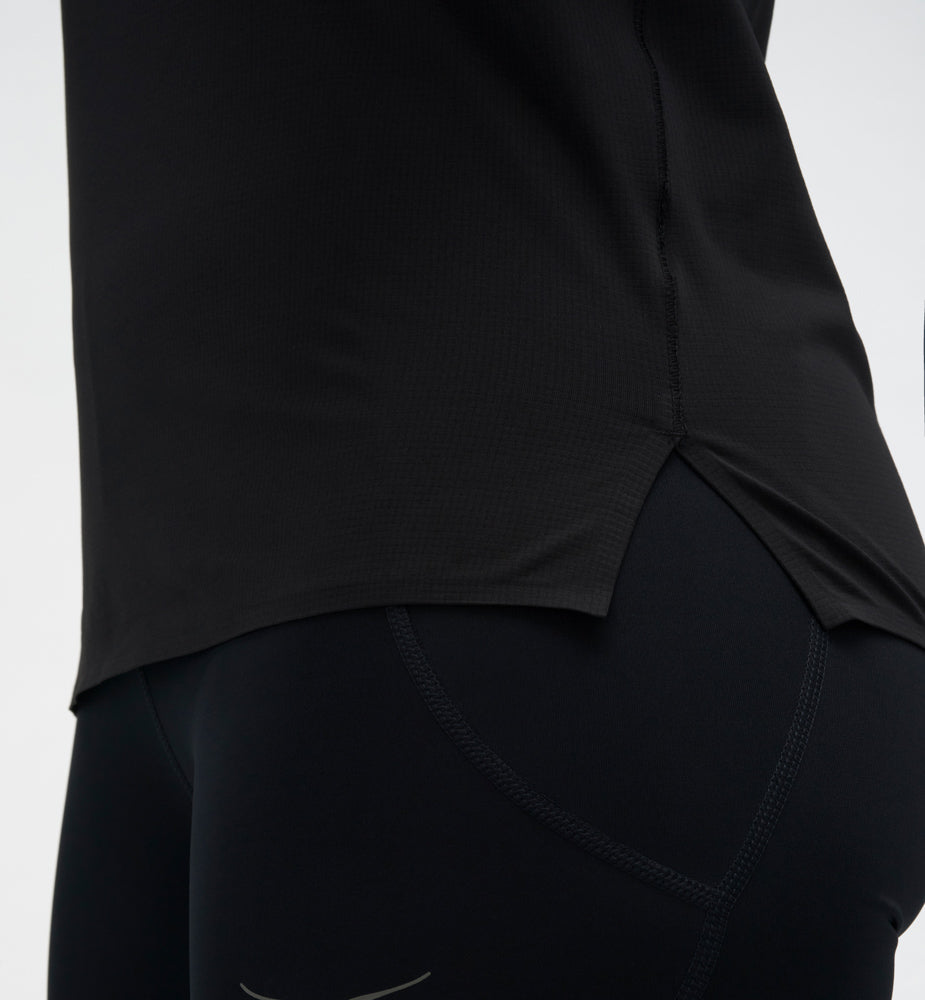 Hoka W EVERYRUN SHORT SLEEVE Black