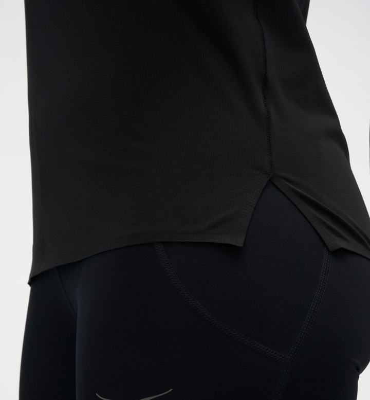 Hoka W EVERYRUN SHORT SLEEVE Black
