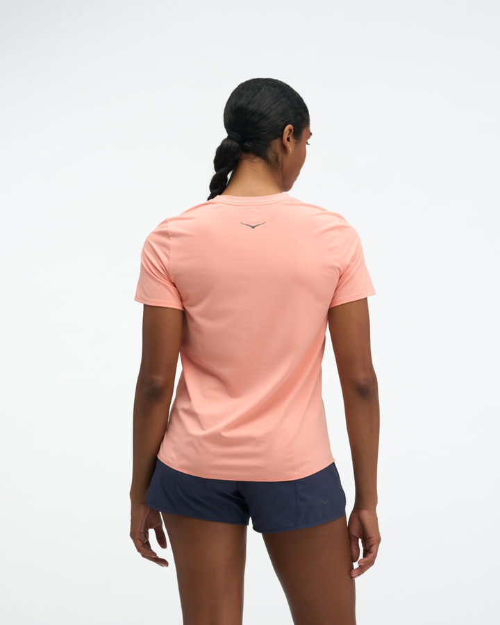 Hoka W EVERYRUN SHORT SLEEVE Sunstone