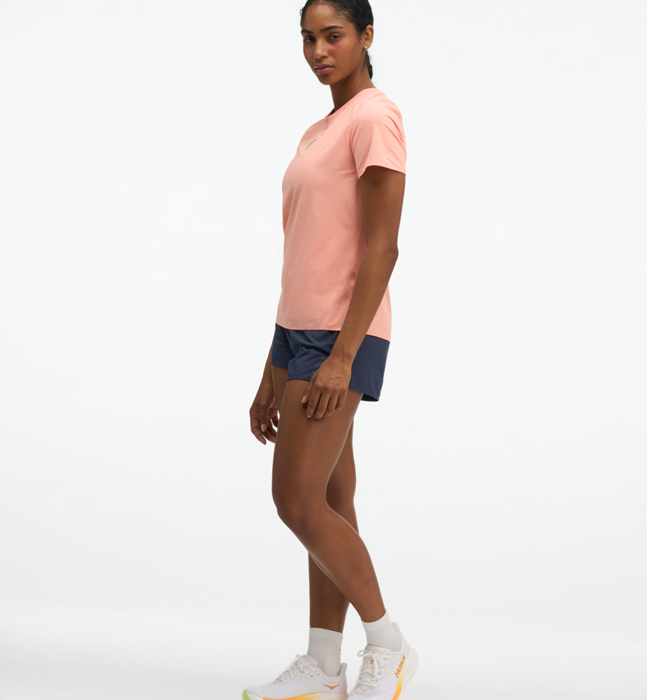 Hoka W EVERYRUN SHORT SLEEVE Sunstone