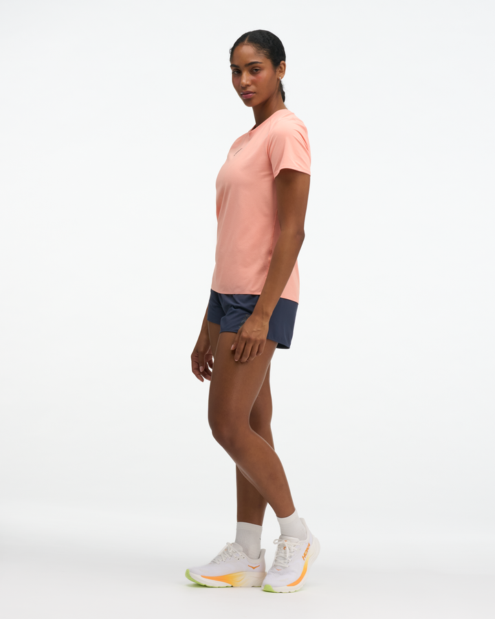 Hoka W EVERYRUN SHORT SLEEVE Sunstone