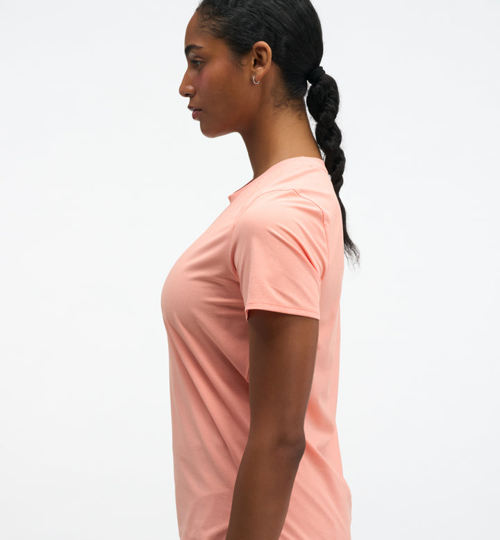 Hoka W EVERYRUN SHORT SLEEVE Sunstone