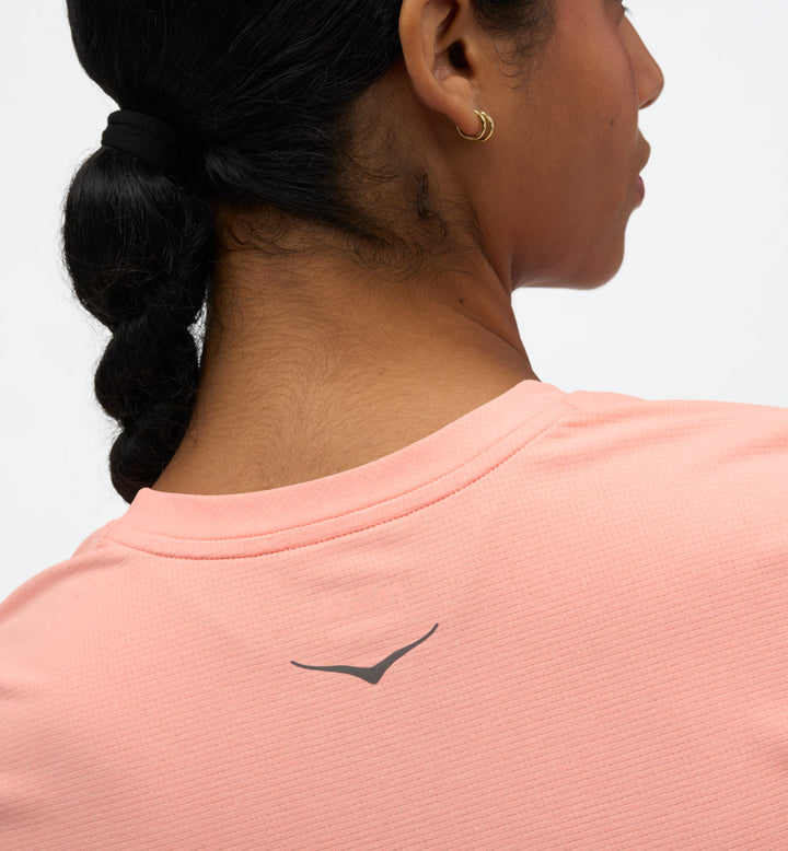 Hoka W EVERYRUN SHORT SLEEVE Sunstone