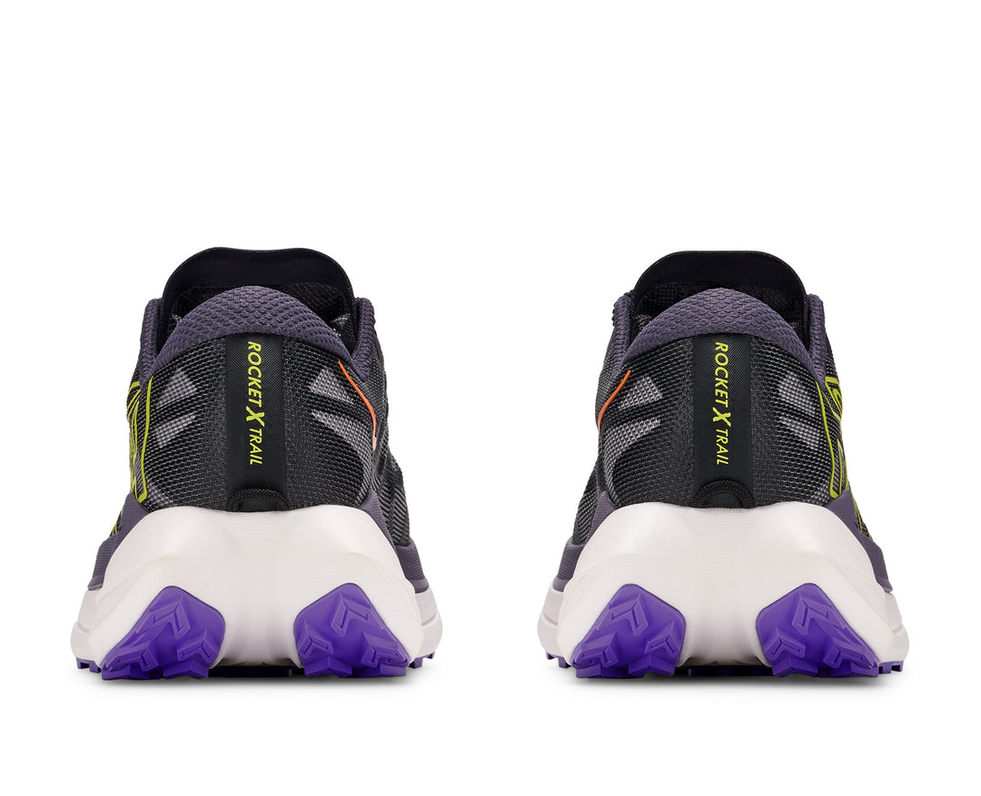 Hoka M ROCKET X TRAIL Squid Ink / Neon Nebula