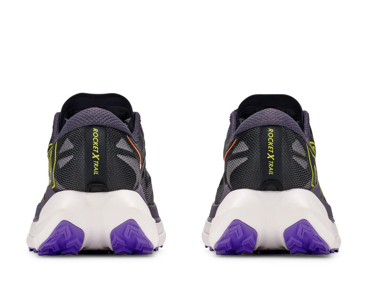 Hoka M ROCKET X TRAIL Squid Ink / Neon Nebula