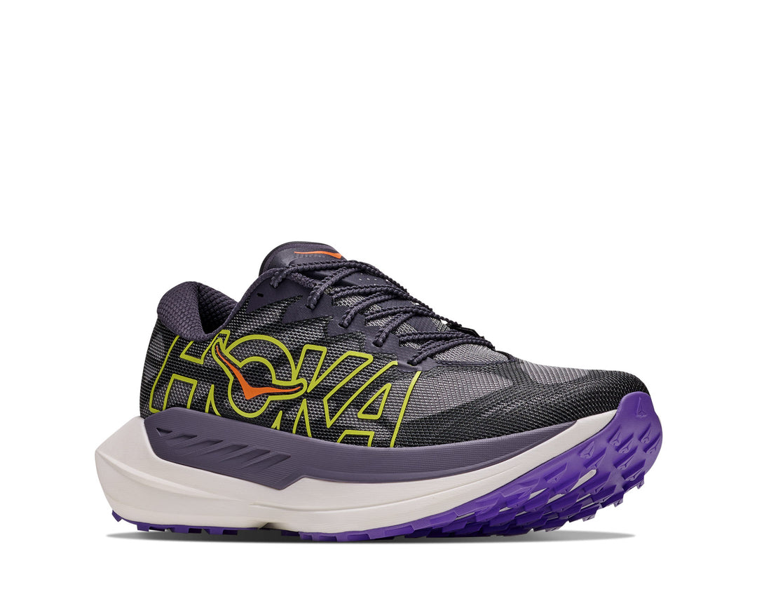 Hoka M ROCKET X TRAIL Squid Ink / Neon Nebula