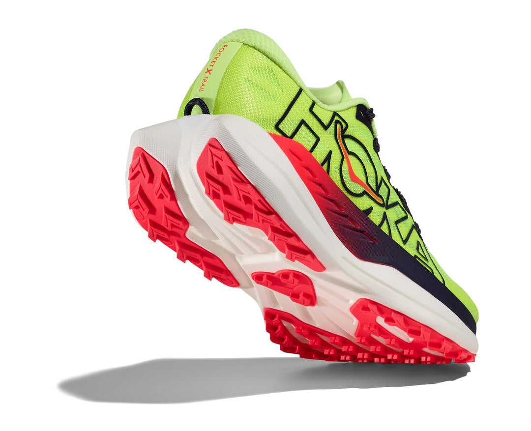 Hoka W ROCKET X TRAIL Neon Yuzu / Neon Flame