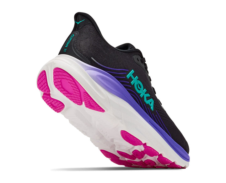 Hoka W CLIFTON 11 Black / Neon Nebula