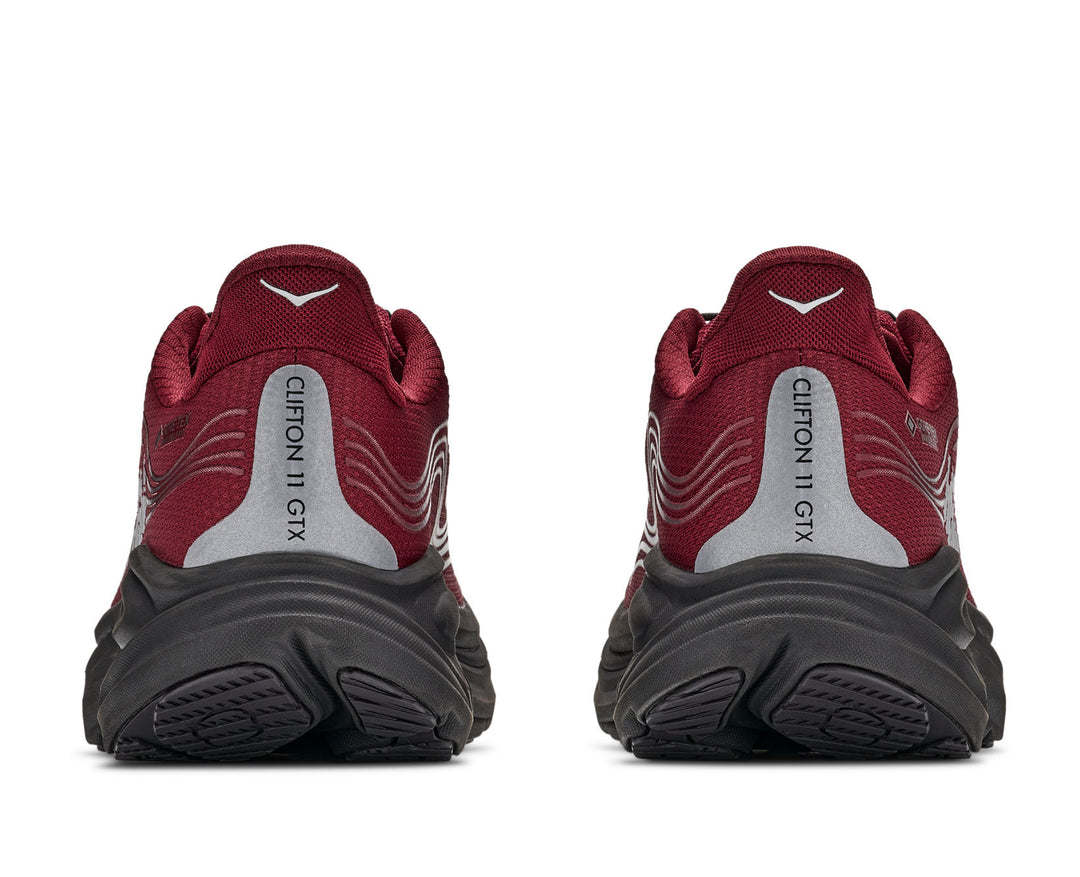 Hoka M CLIFTON 11 GTX Varsity Burgundy / Carbon Blac