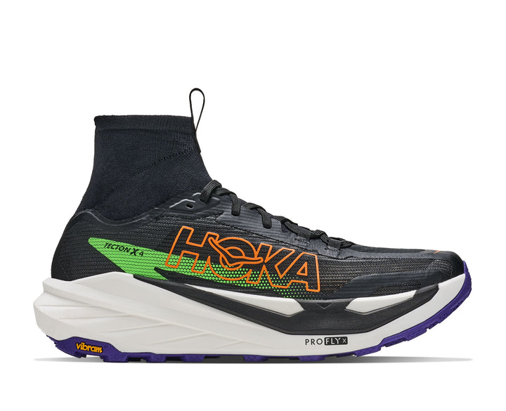 Hoka M TECTON X 4 Black / Neon Green