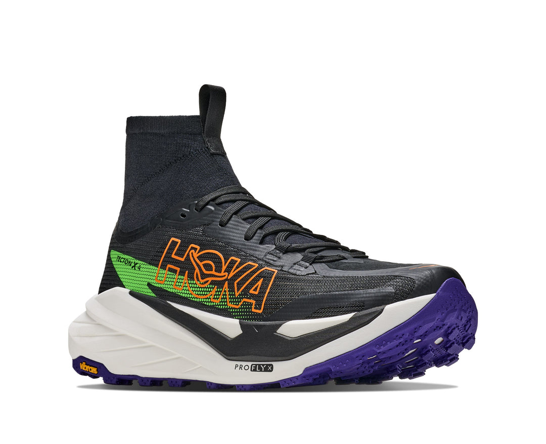 Hoka M TECTON X 4 Black / Neon Green
