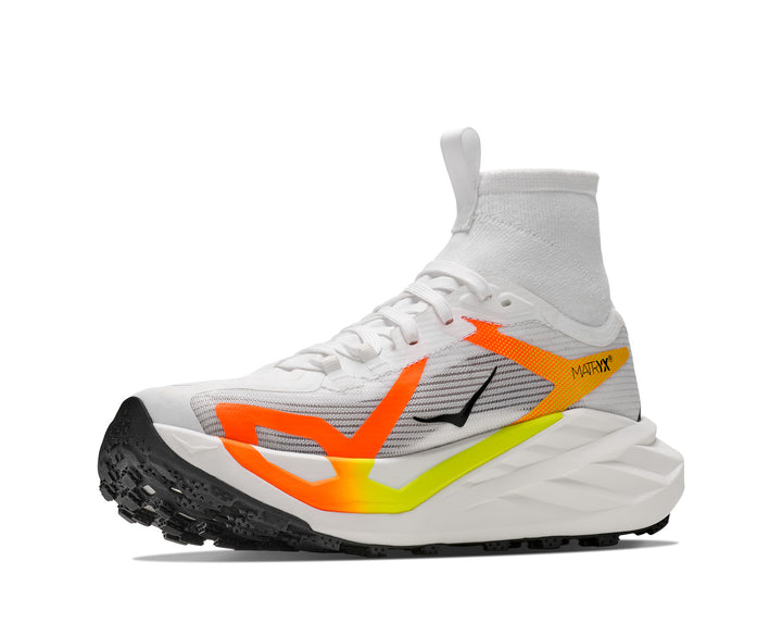 Hoka M TECTON X 4 Frost / Neon Tangerine