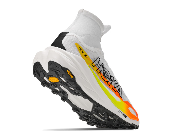 Hoka M TECTON X 4 Frost / Neon Tangerine