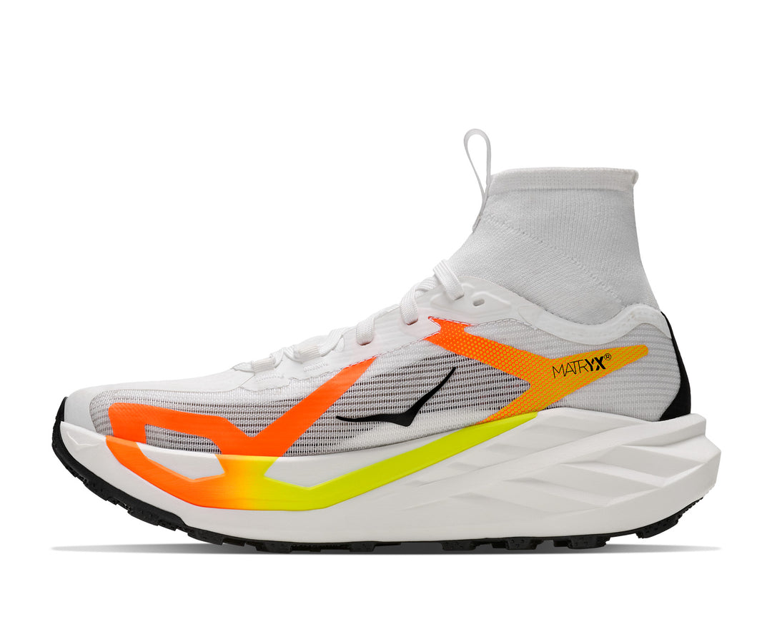 Hoka M TECTON X 4 Frost / Neon Tangerine