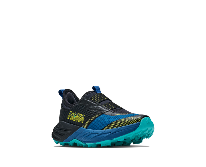 Hoka K SPEEDGOAT 7 KIDS Black / Night Glow Blue