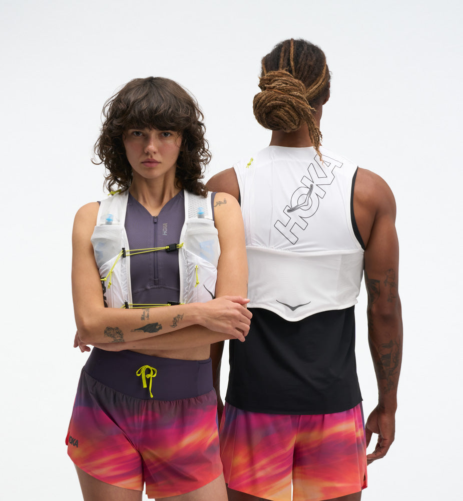 Hoka U HOKA TRAIL RUN VEST 8L White