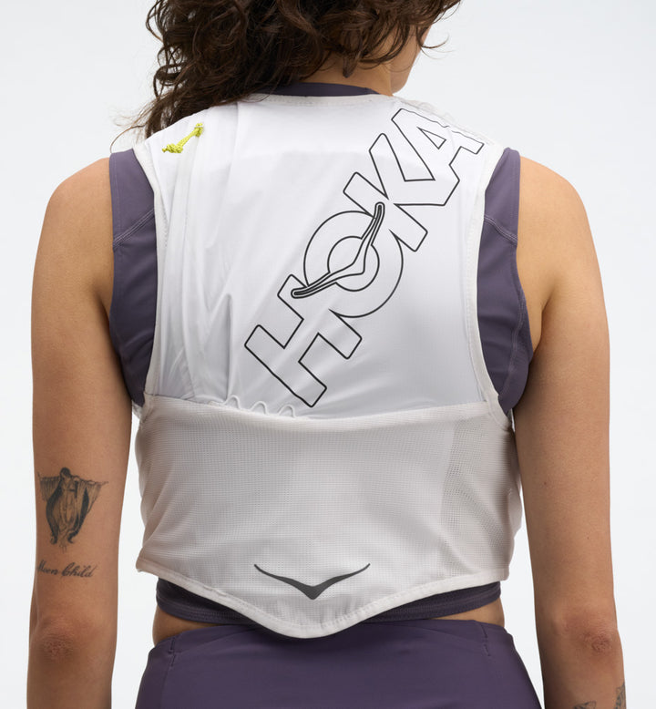 Hoka U HOKA TRAIL RUN VEST 8L White