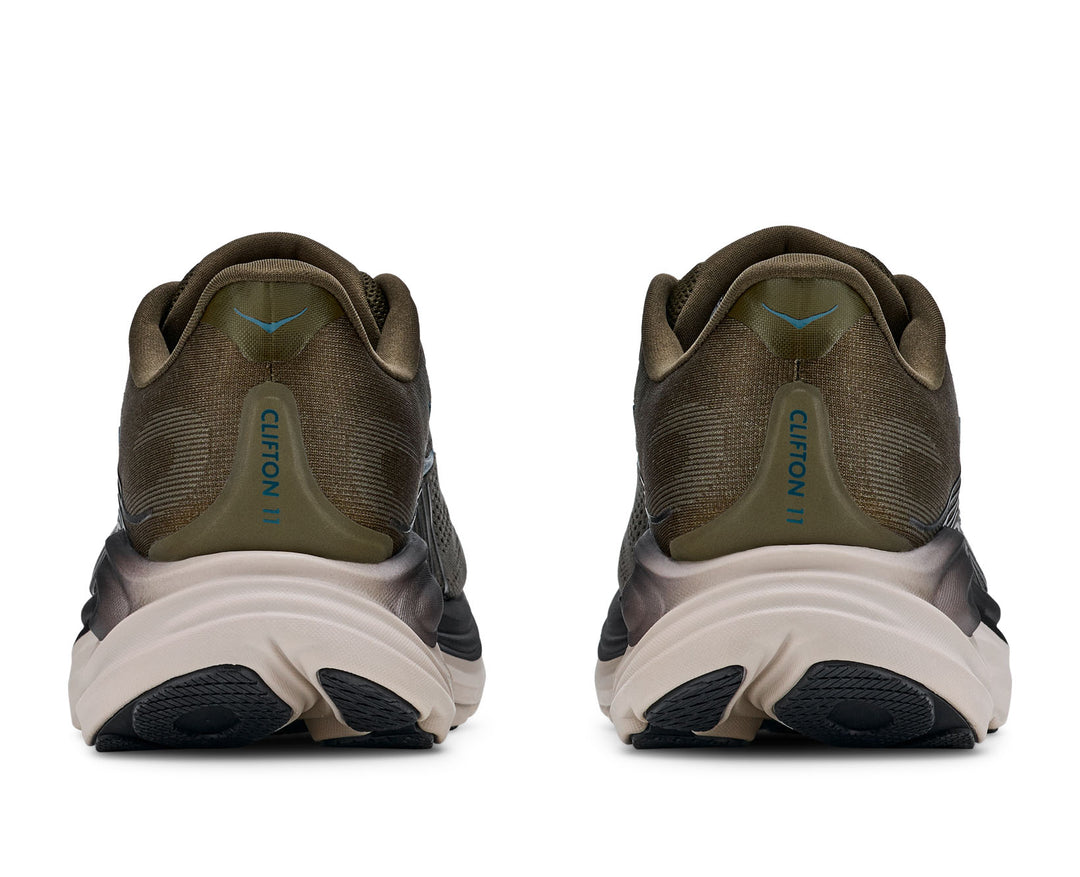 Hoka M CLIFTON 11 WIDE Antique Olive / River Rock Gre