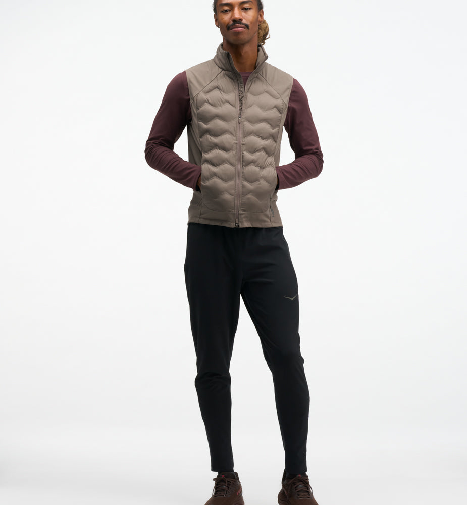 Hoka M SKYFILL INSULATED VEST Boulder Grey