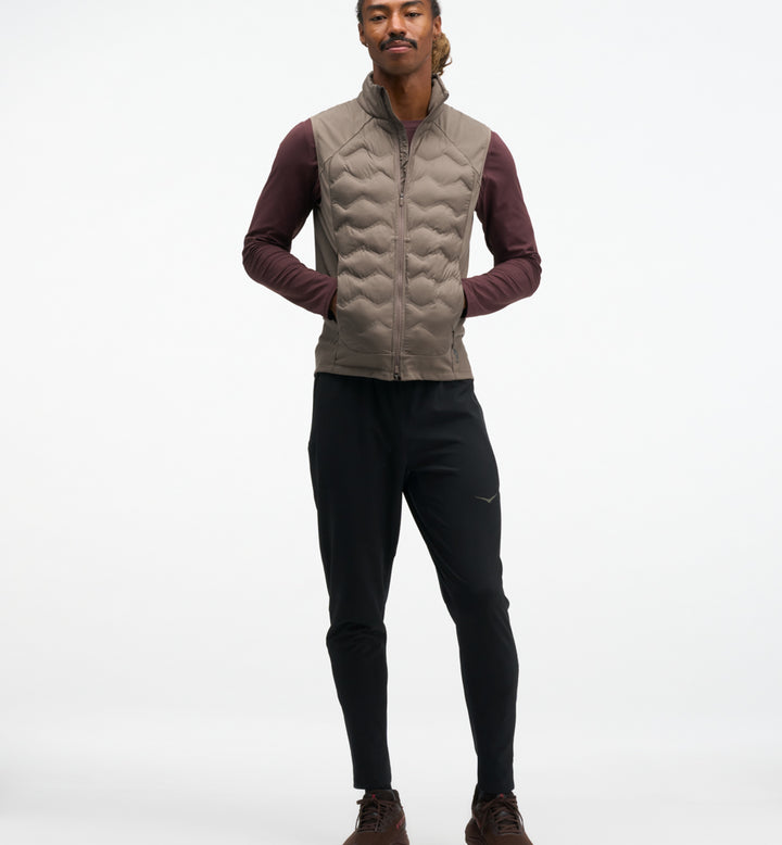 Hoka M SKYFILL INSULATED VEST Boulder Grey