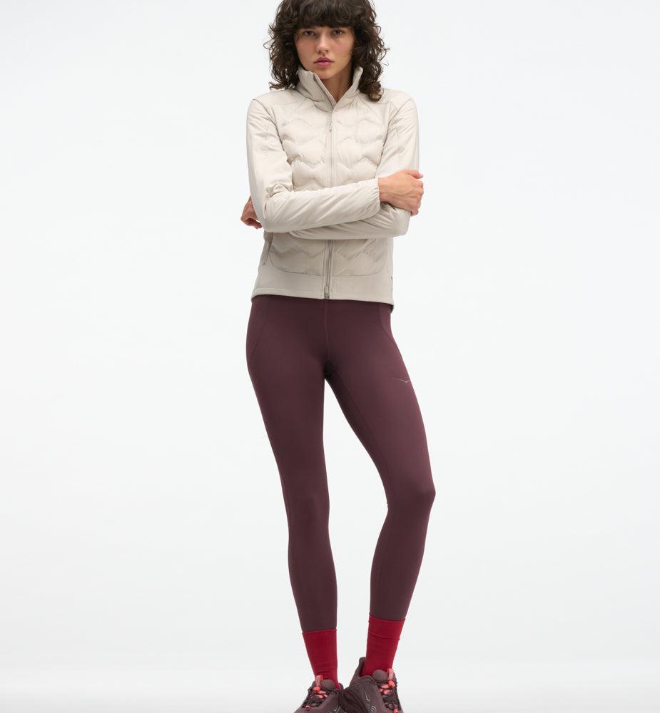 Hoka W SKYFILL INSULATED JACKET River Rock Grey