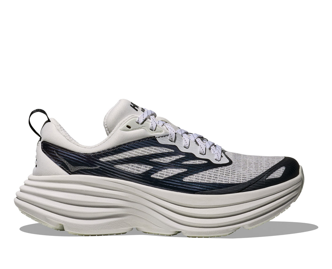 Hoka U BONDI 8 TS CAGED - MTL Frost / Metallic Black