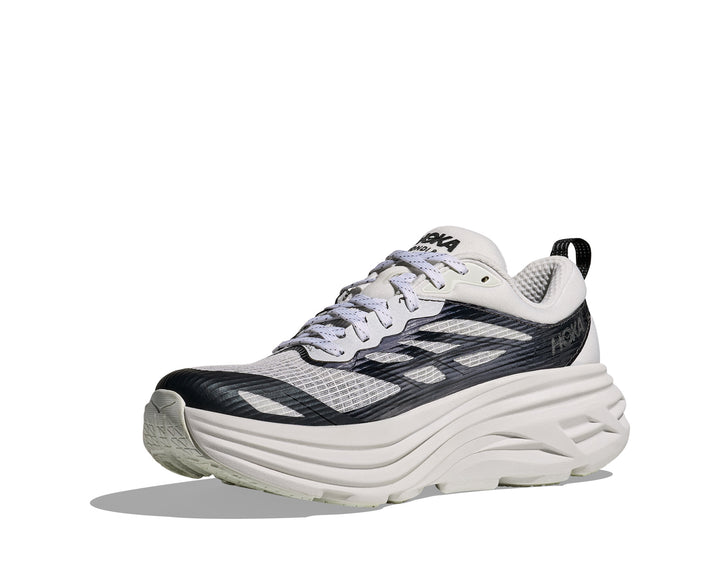 Hoka U BONDI 8 TS CAGED - MTL Frost / Metallic Black
