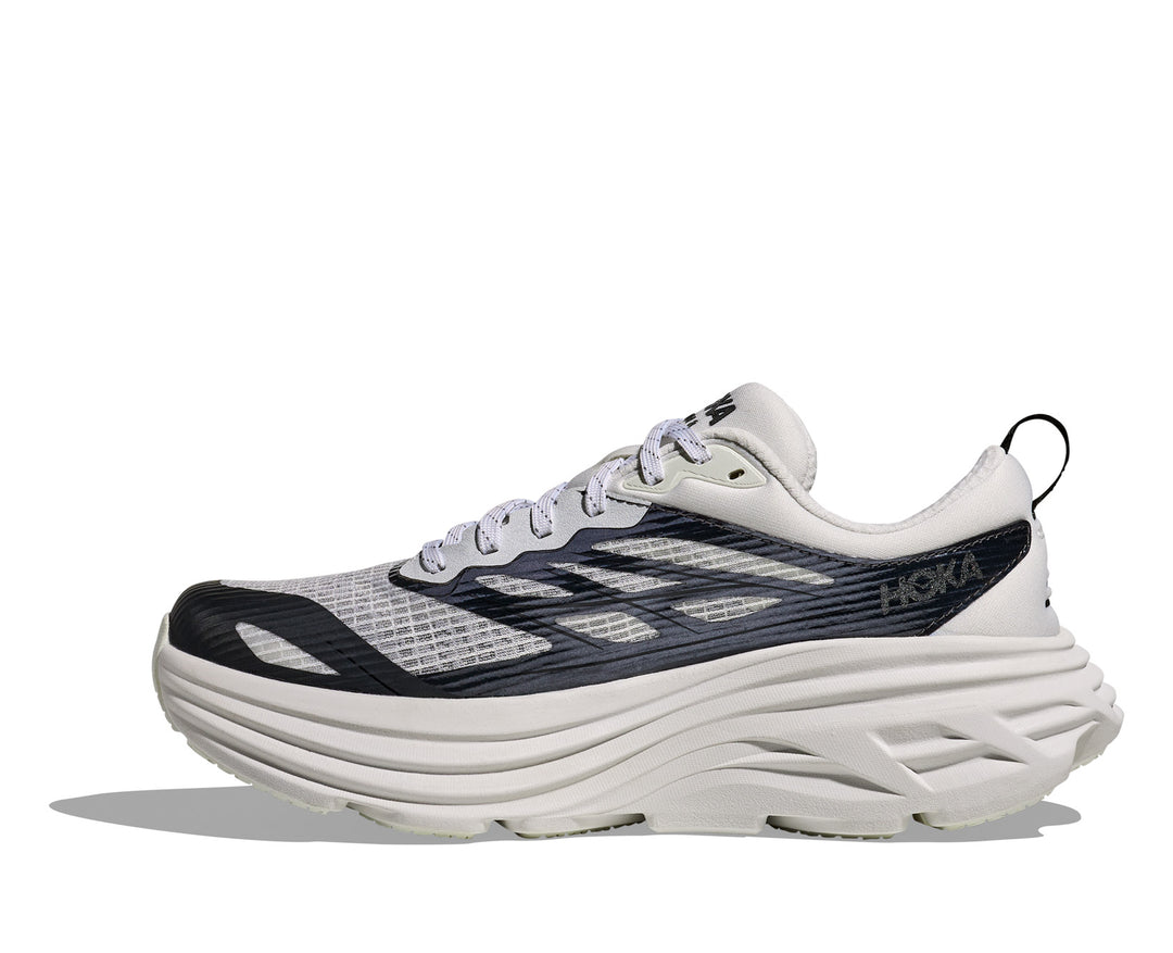 Hoka U BONDI 8 TS CAGED - MTL Frost / Metallic Black