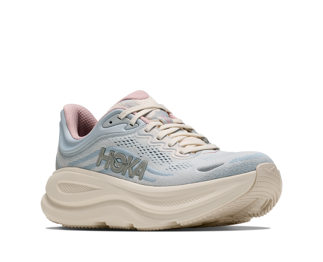 Hoka W BONDI 9 GLM Alabaster / Mineral Blue