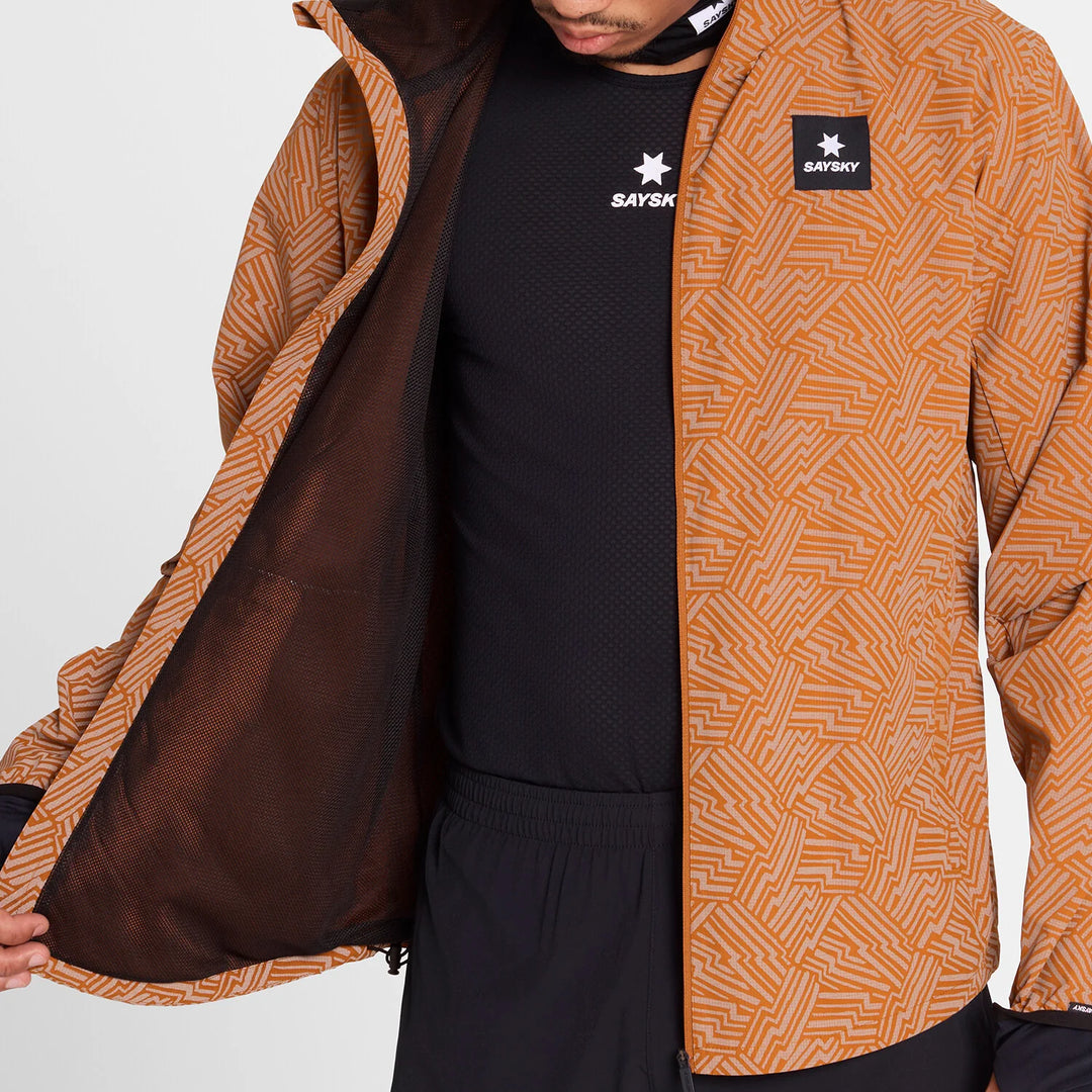 Saysky Reflective Blaze Jacket Orange Aop