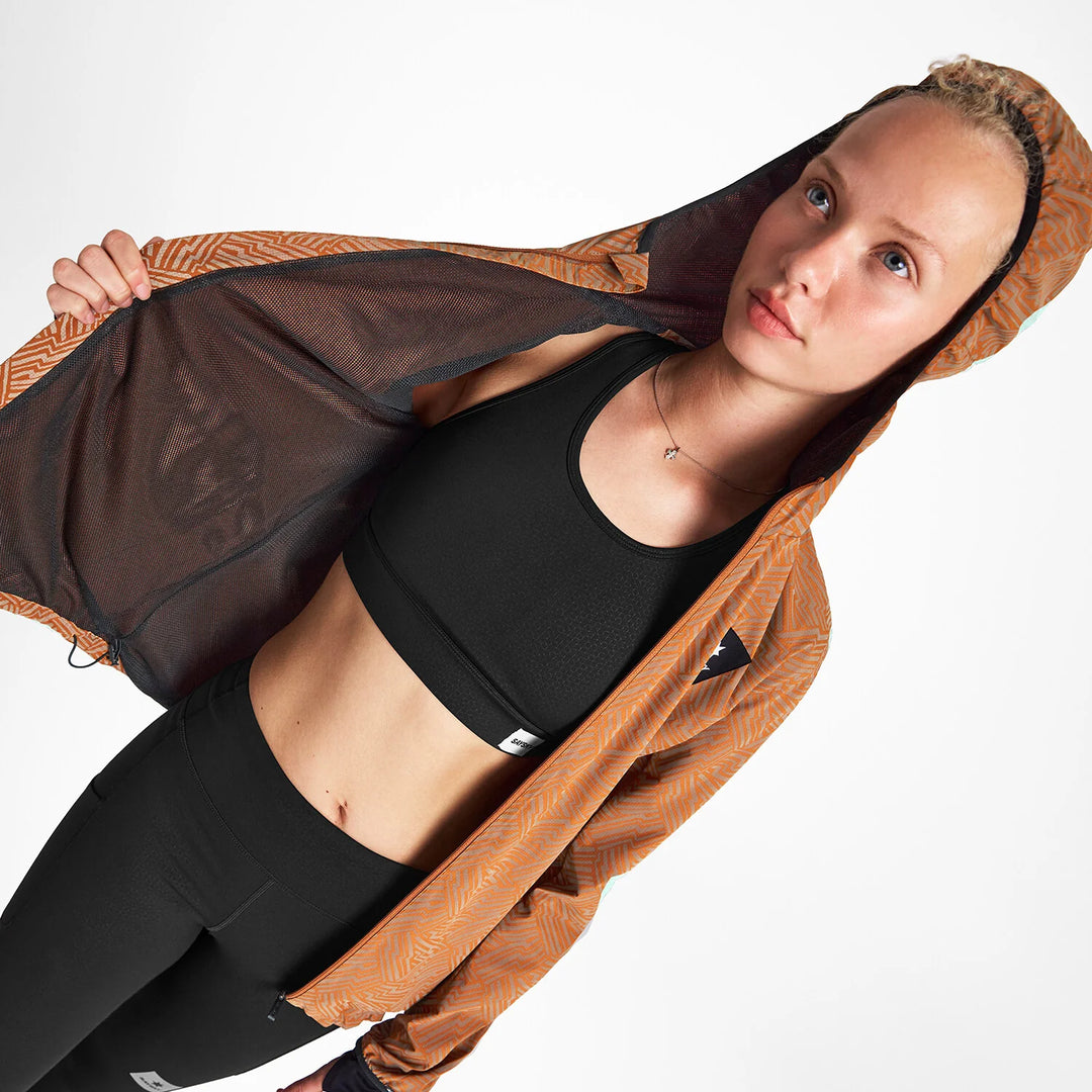 Saysky W Reflective Blaze Jacket Orange Aop