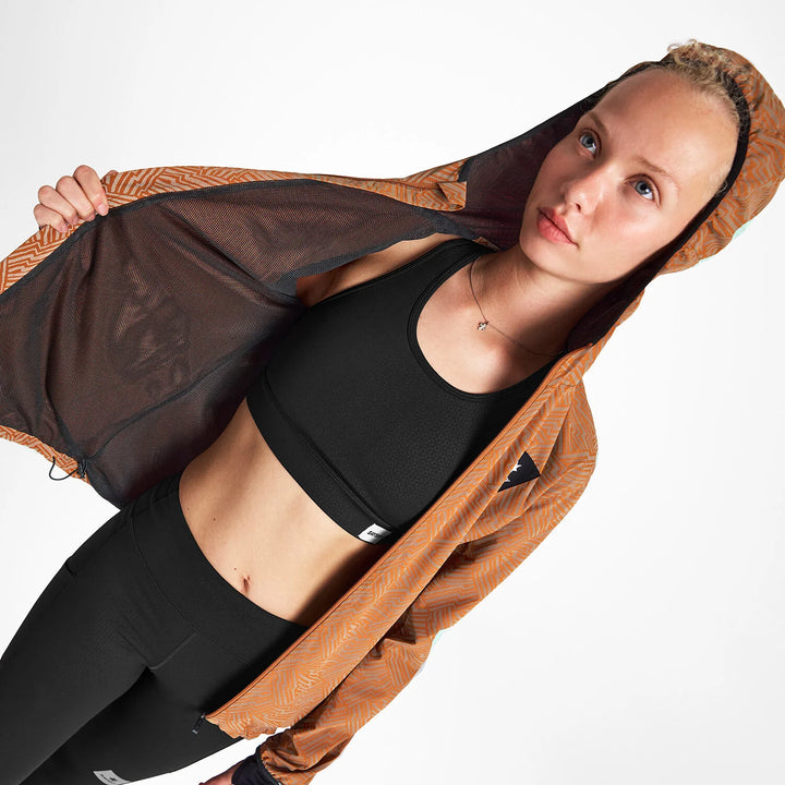 Saysky W Reflective Blaze Jacket Orange Aop