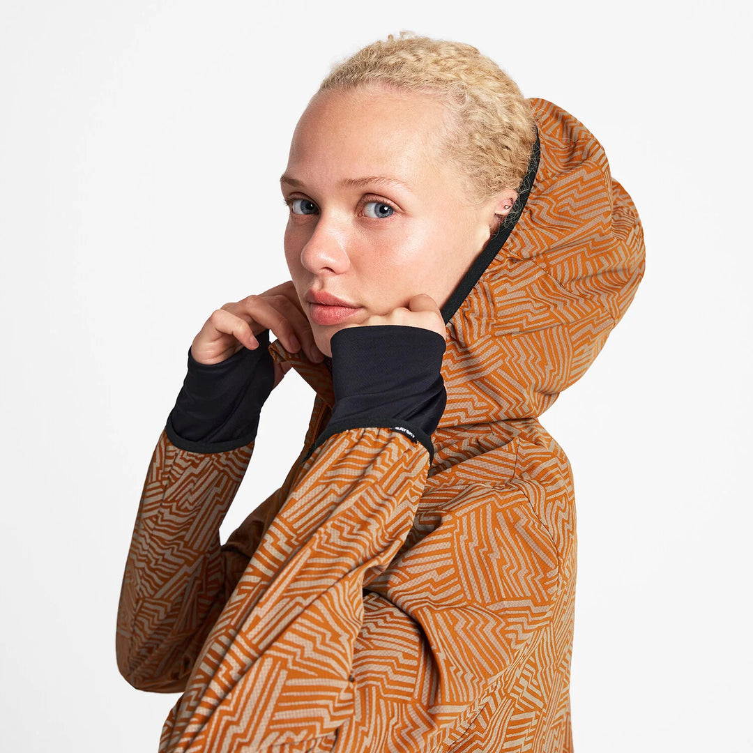 Saysky W Reflective Blaze Jacket Orange Aop