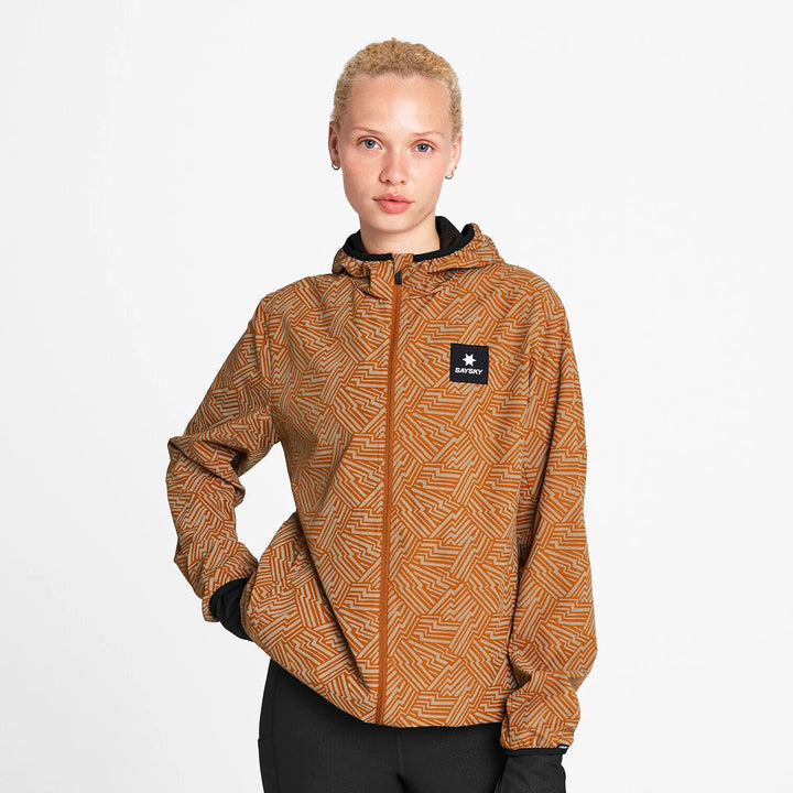 Saysky W Reflective Blaze Jacket Orange Aop
