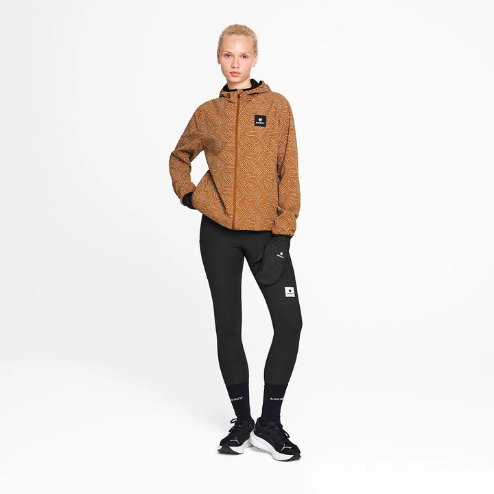 Saysky W Reflective Blaze Jacket Orange Aop