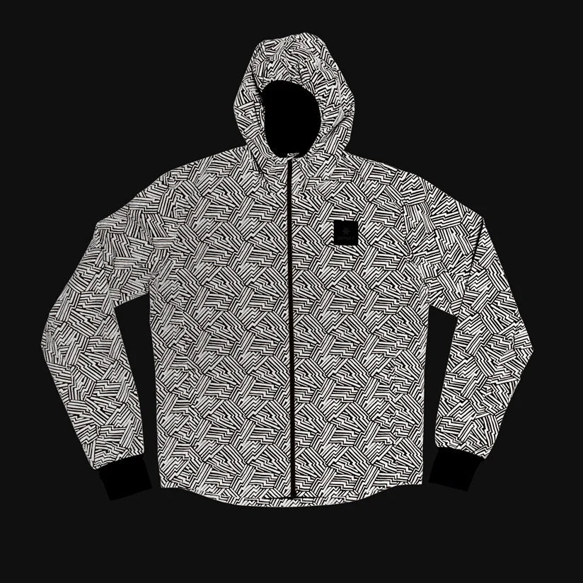 Saysky Reflective Blaze Jacket Orange Aop