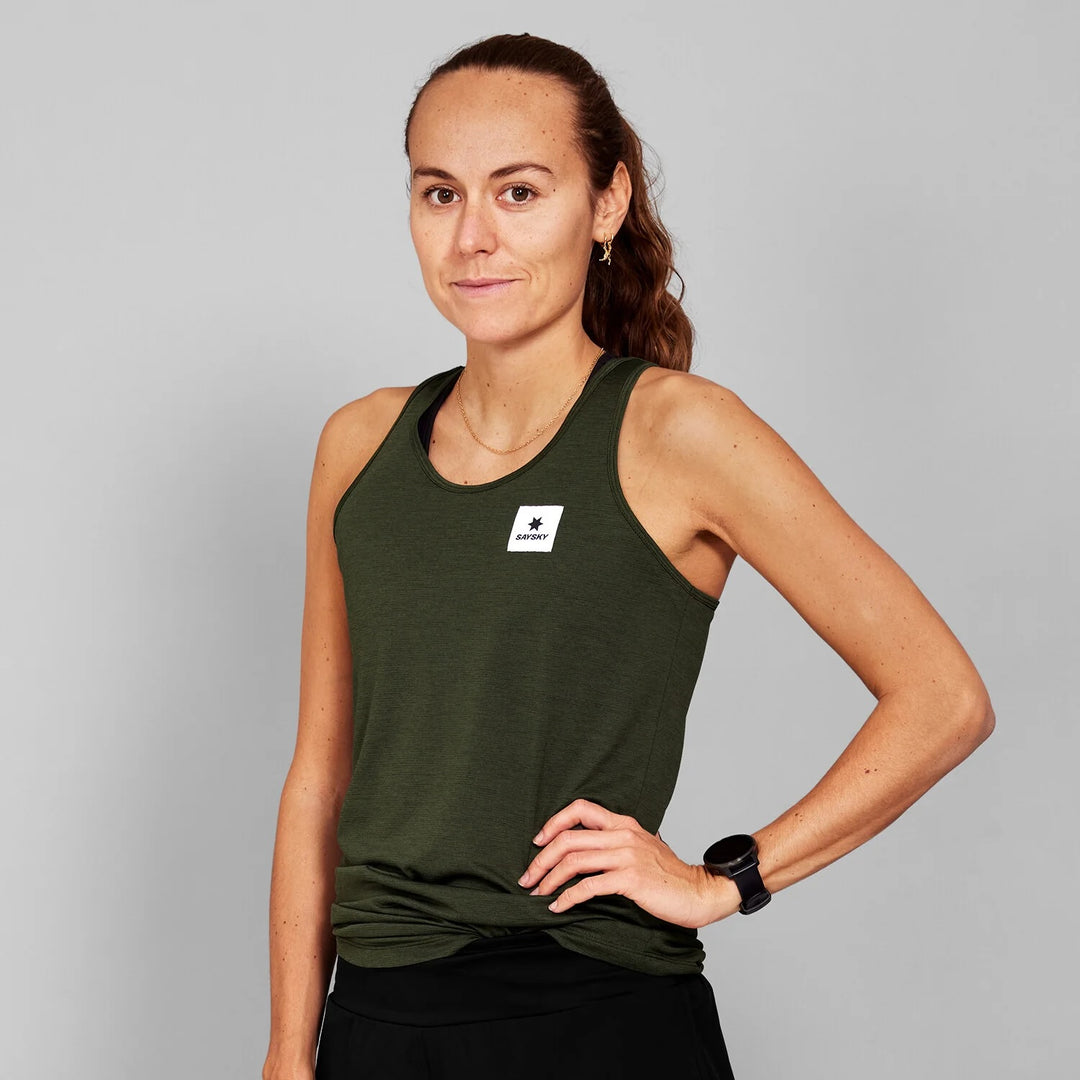 Saysky W Clean Combat Singlet Green