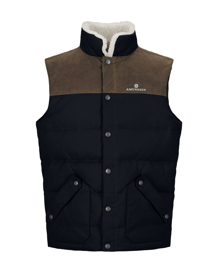 Amundsen Sports Huntsman Vest Mens Faded Navy