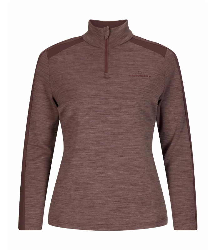 Amundsen Sports 5Mila Half Zip Womens Faded Heather