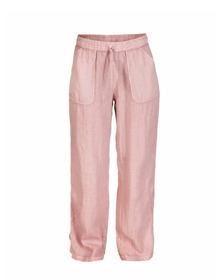 Amundsen Sports Safari Linen Pants Womens Faded Peony Pink