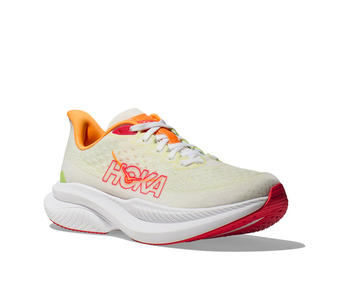 Hoka W MACH 6 White / Lettuce