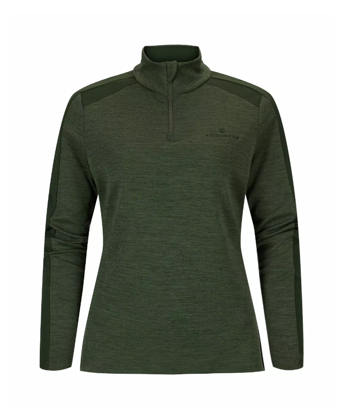 Amundsen Sports 5Mila Half Zip Womens Spruce Green